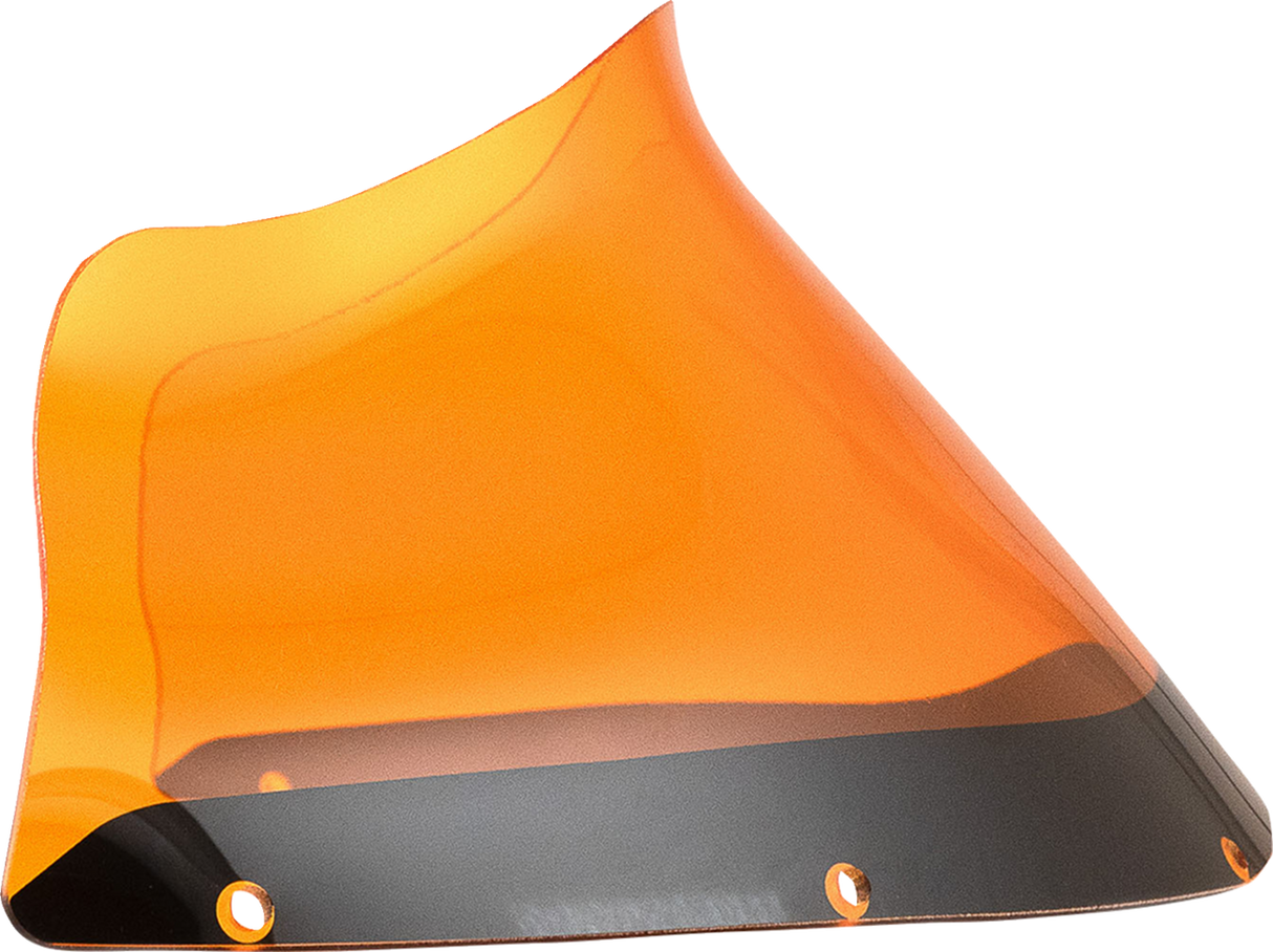 KLOCK WERKS Kolor Flare™ Windshield - 9" - Orange - FXRP KWW-02-0612