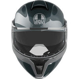 AGV Streetmodular Motorcycle Helmet - Levico - Gray/Silver - Large 2118296002003L