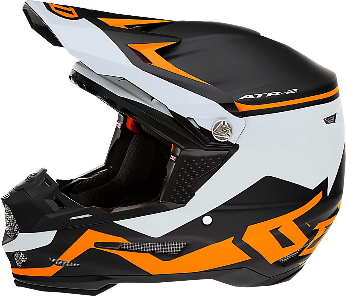 6D ATR-2 Motorcycle Helmet - Drive - Neon Orange - XS 12-2754