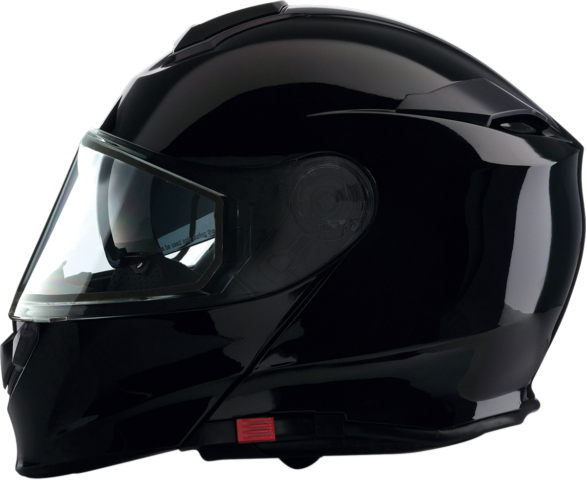 Z1R Solaris Modular Snow Motorcycle Helmet - Black - Medium 0120-0375