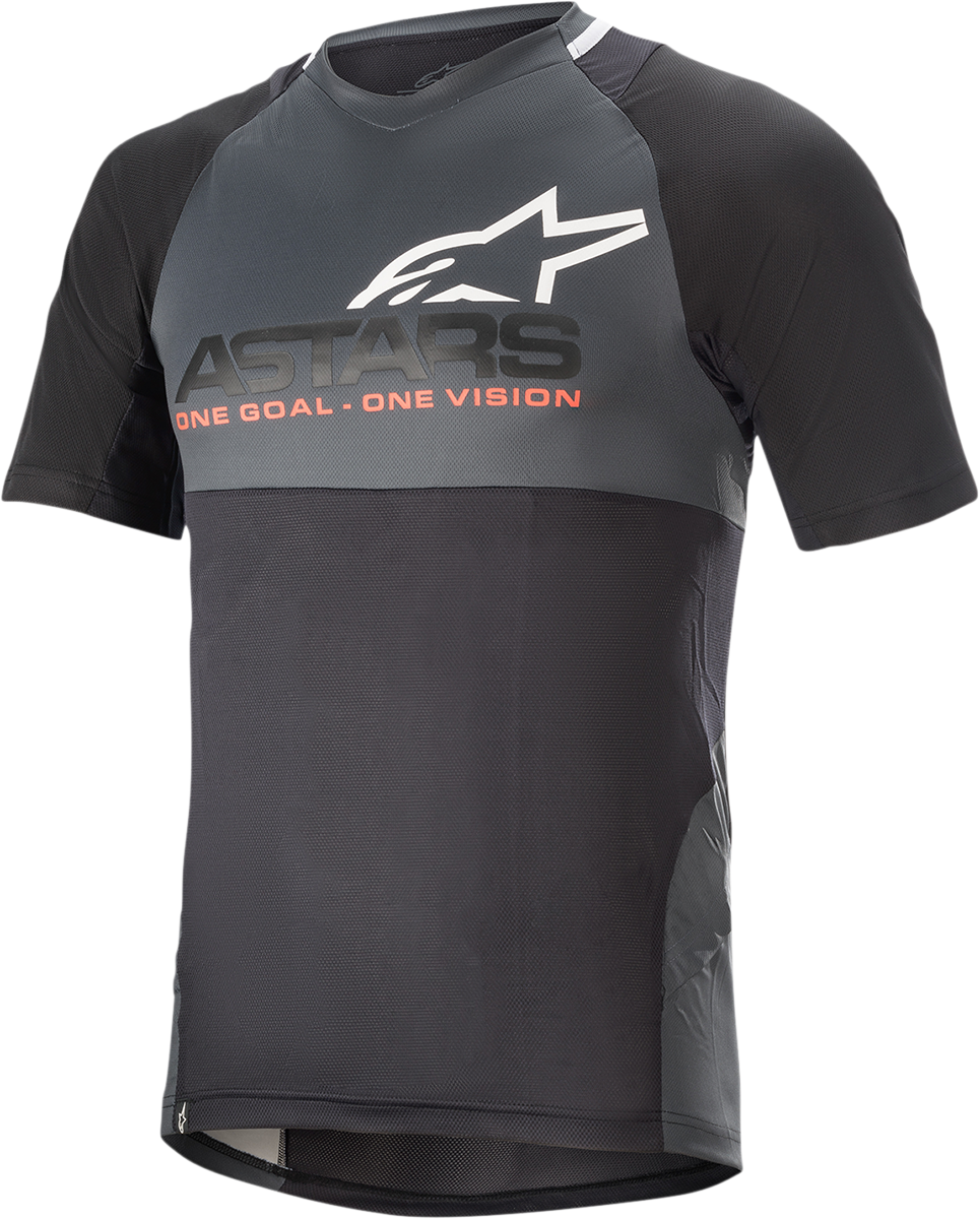 ALPINESTARS Drop 8.0 Jersey - Short-Sleeve - Black/Coral - Small 1766621-1793-SM