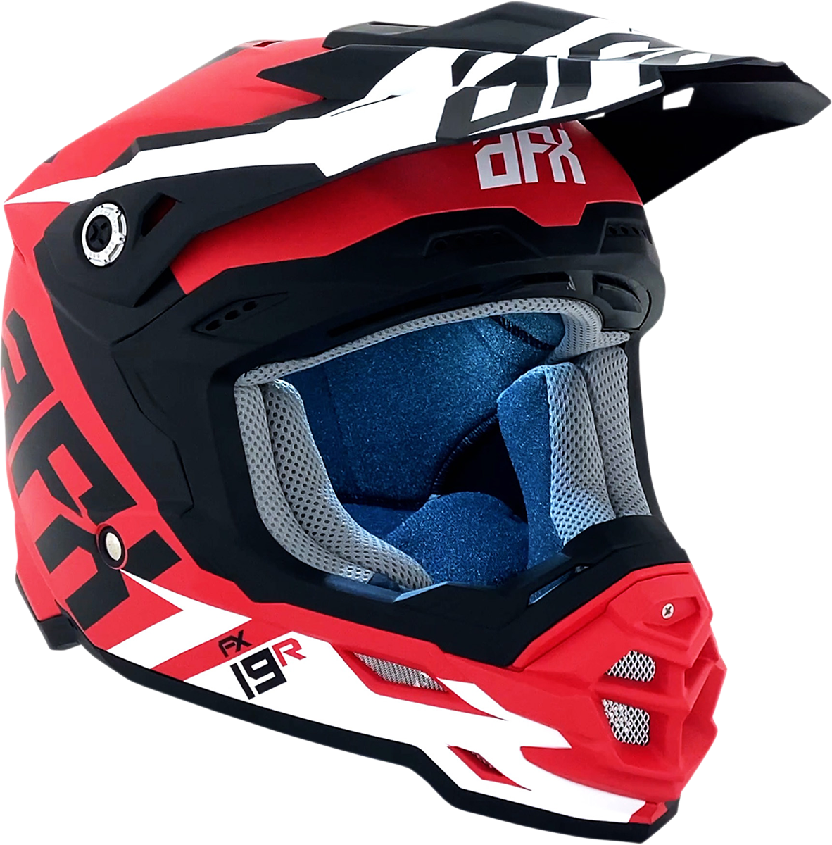 AFX FX-19R Motorcycle Helmet - Racing - Matte Red - Medium 0110-7064