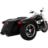 VANCE & HINES Twin Slash Slip-On Mufflers - Black Freewheeler  2017-2024 /Road Glide 3 FLTRT  2023-2024 46796