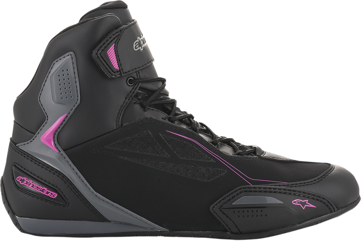 ALPINESTARS Women Faster-3 Drystar® Shoes - Black/Gray/Pink - US 6 25409191139-6