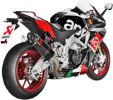 Aprilia RSV4 RR / RF / Tuono V4 1100 RR / Factory Exhaust, Akrapovic Evolution Full System in Titanium and Carbon Fiber S-A10E8-RC