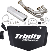 TRINITY RACING Single Stinger Exhaust - Brushed TR-4172F