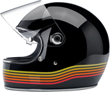 BILTWELL Gringo S Motorcycle Helmet - Gloss Black Spectrum - Medium 1003-536-103