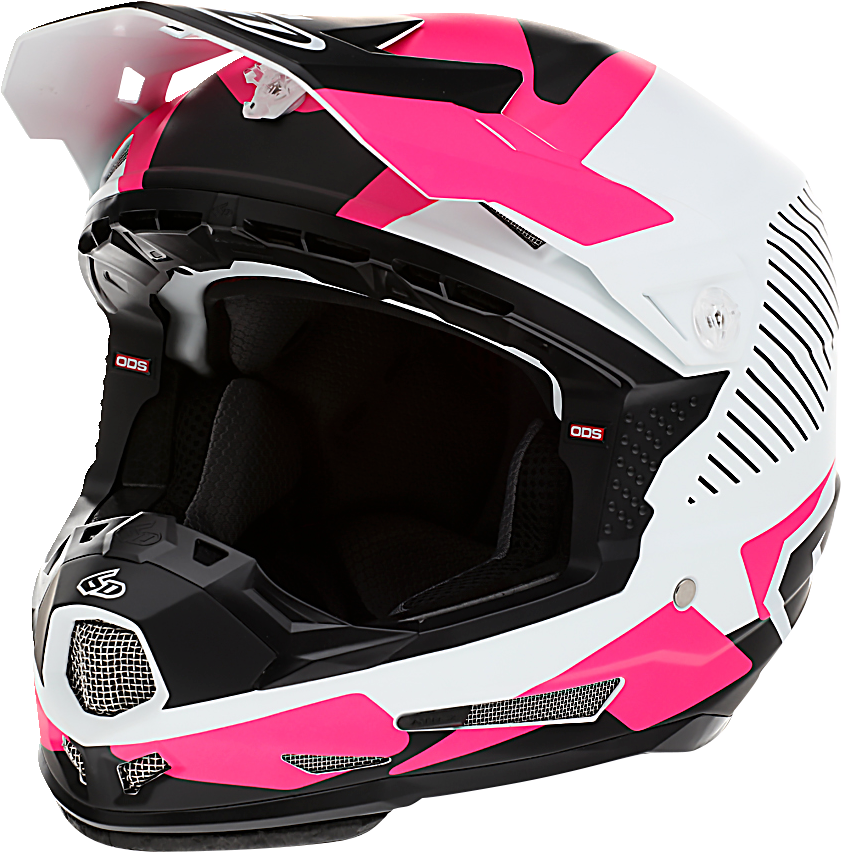 6D ATR-2Y Motorcycle Helmet - Fusion - Pink - Large 11-6412