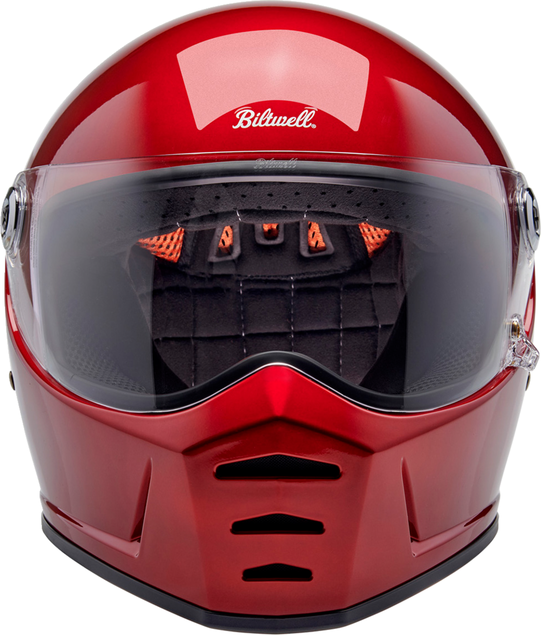 BILTWELL Lane Splitter Motorcycle Helmet - Metallic Cherry Red - Large 1004-351-504