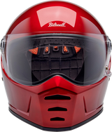 BILTWELL Lane Splitter Motorcycle Helmet - Metallic Cherry Red - Large 1004-351-504