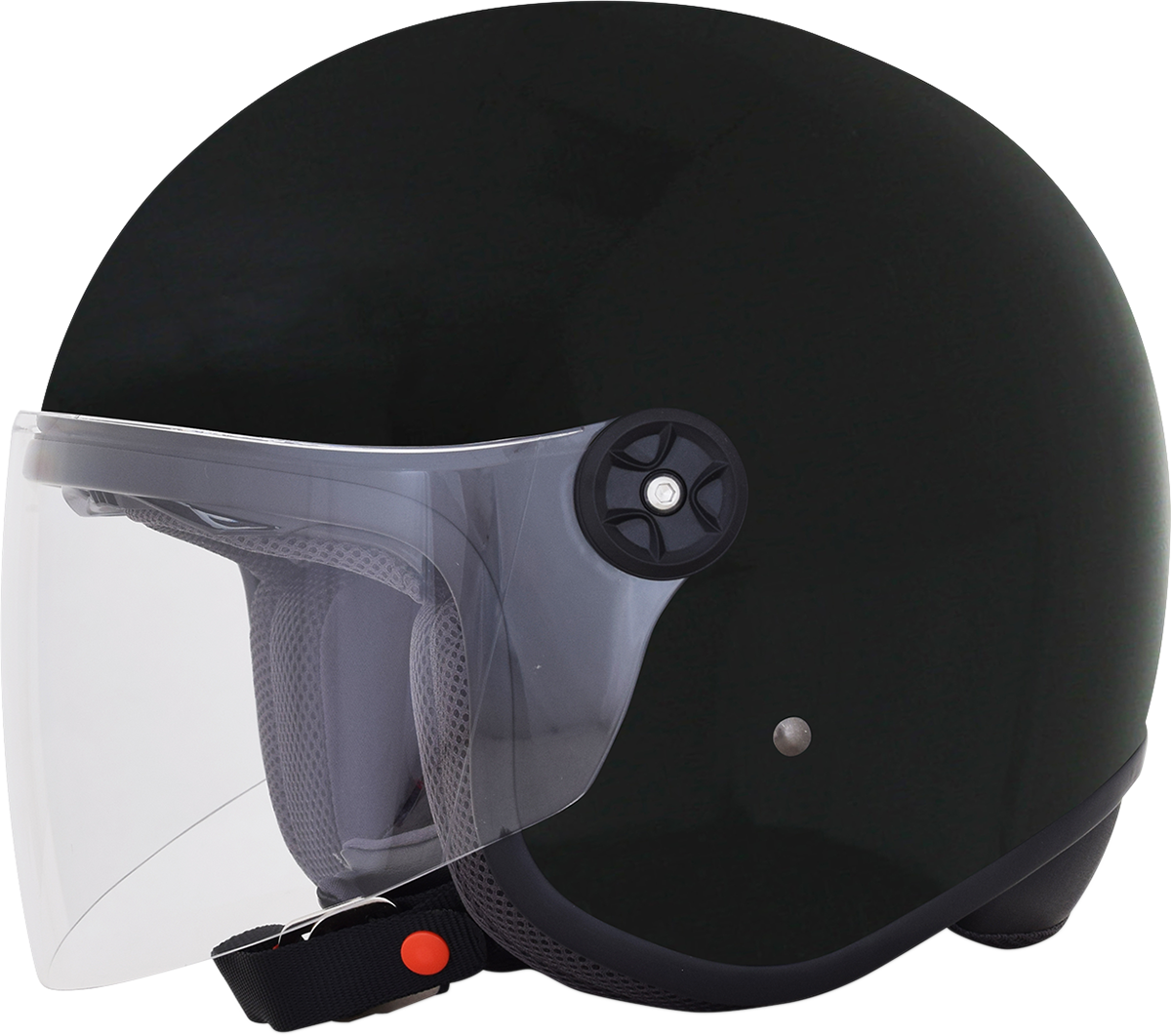 AFX FX-143 Motorcycle Helmet - Gloss Black - Large 0104-2622