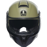 AGV Streetmodular Motorcycle Helmet - Mono - Matte Pastello Green/Black - 2XL 21182960020102X