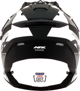 AFX FX-41 Motorcycle Helmet - Range - Matte Black - Medium 0140-0062