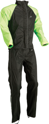 Z1R Women's 2-Piece Rainsuit - Black/Hi-Vis - 2XL 2853-0044