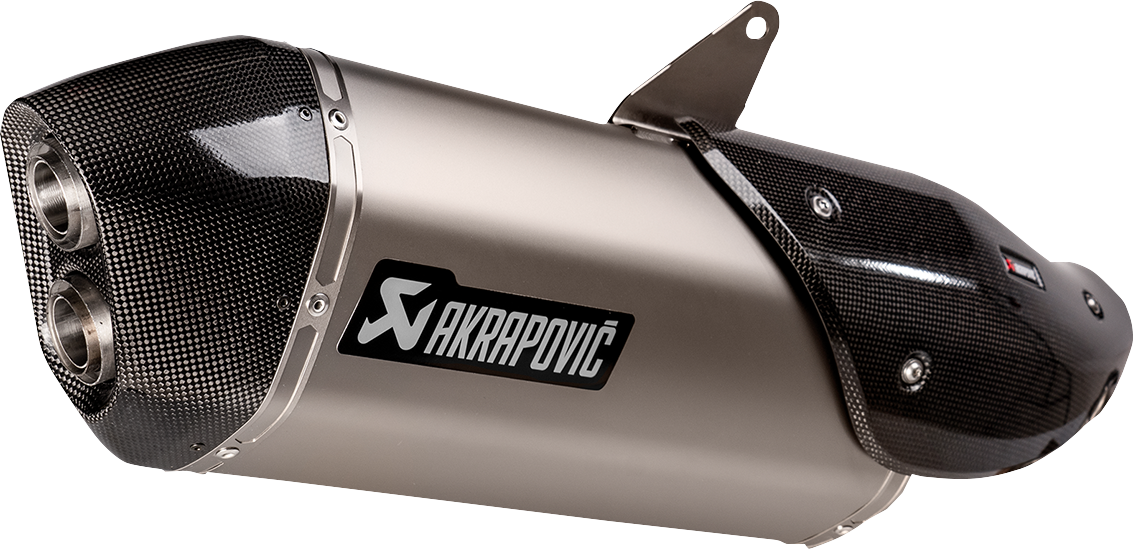 AKRAPOVIC Slip-On Line Muffler - Titanium Pan America 1250 S-HD12SO1-HAFT 1801-1497