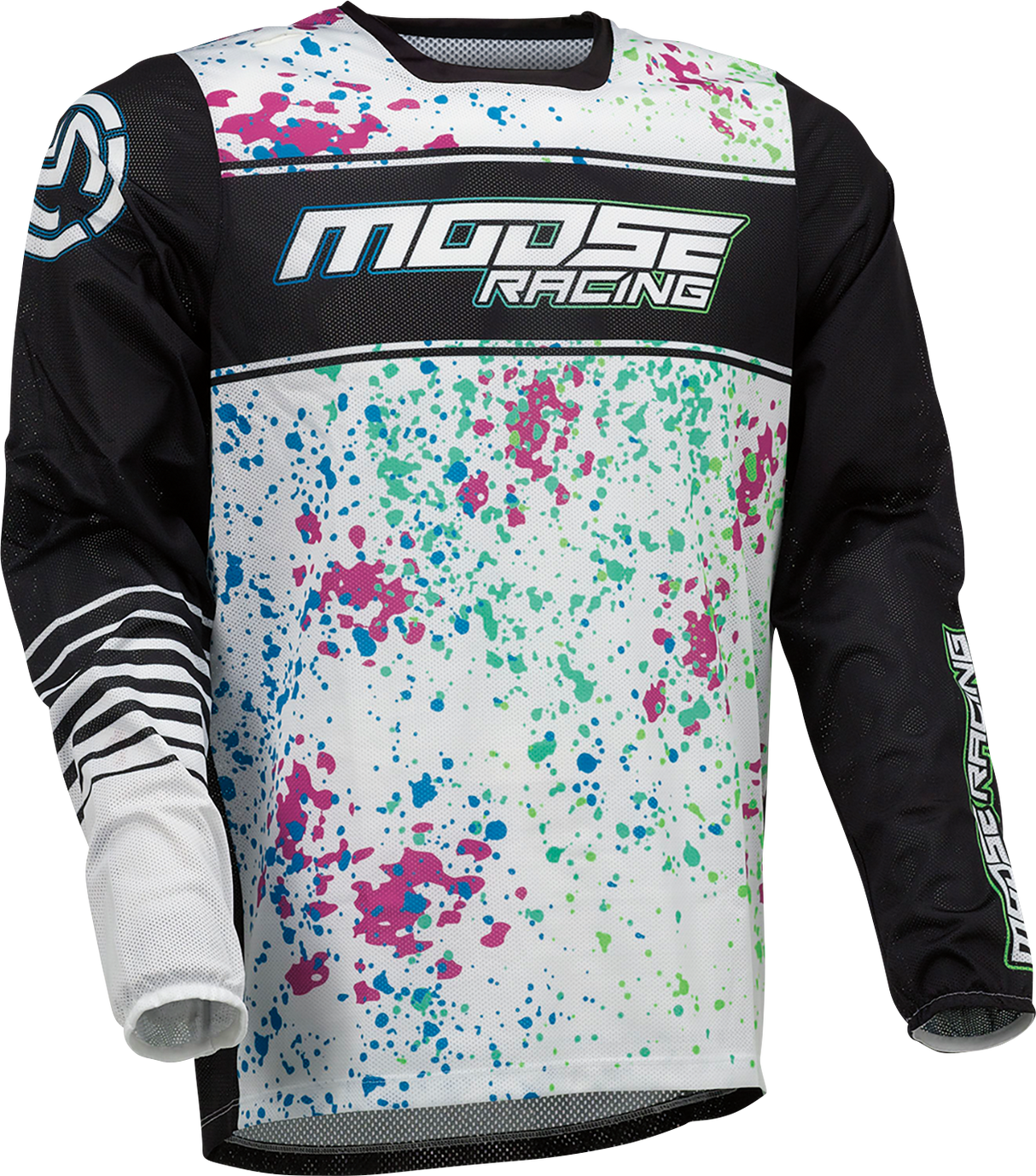 MOOSE RACING Sahara Jersey - Black/White - 3XL 2910-7443