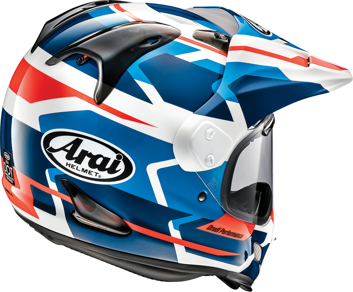 ARAI XD-4 Motorcycle Helmet - Depart - White/Blue - Small 0140-0233