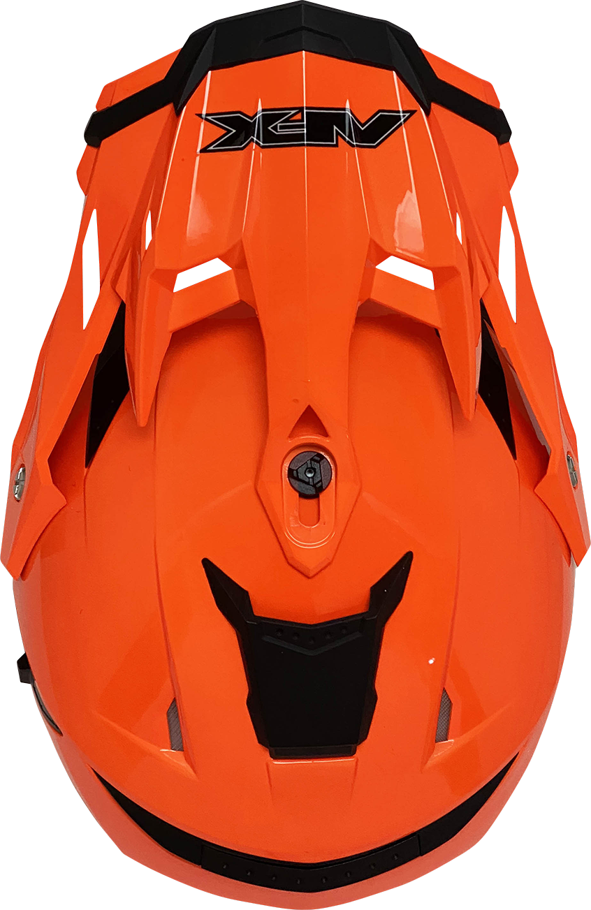 AFX FX-41DS Motorcycle Helmet - Safety Orange - Small 0110-3767