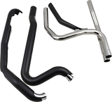 COBRA Powerport Dual Headpipes - Black 6254RB