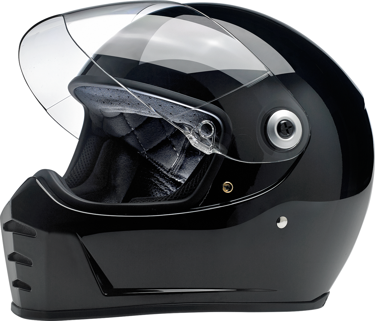 BILTWELL Lane Splitter Helmet - Gloss Black - Medium 1004-101-103