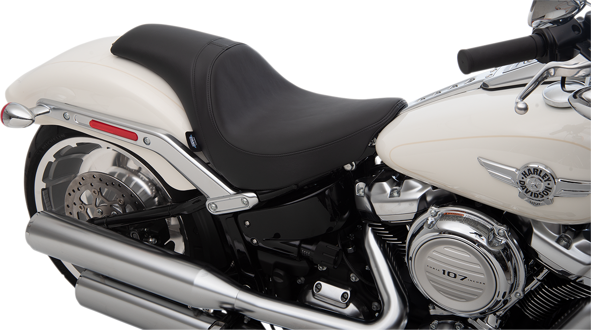 DRAG SPECIALTIES Predator Seat - Solar Leather - Smooth - FLFB/S '18-'22 0802-1182