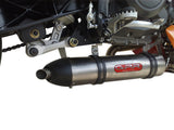 GPR Exhaust System Ktm Duke 690 2008-2011, Gpe Ann. titanium, Full System Exhaust, Including Removable DB Killer