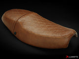 Luimoto Front Seat Cover, Vintage Edition for Triumph Thruxton 2004-2015, Vintage Brown