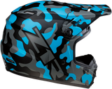 Z1R Youth Rise Motorcycle Helmet - Camo - Blue - Large 0111-1269