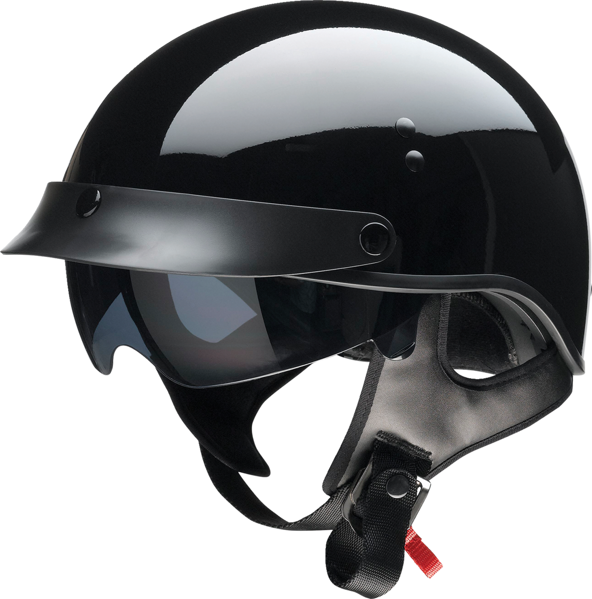 Z1R Vagrant NC Motorcycle Helmet - Black - Large 0103-1369