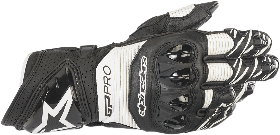 ALPINESTARS GP Pro RS3 Gloves - Black/White - 3XL 3556922-12-3X