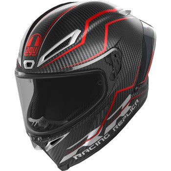 AGV Pista GP RR Motorcycle Helmet - Intrepido - Matte Carbon/Black/Red - 2XL 2118356002-019-XXL