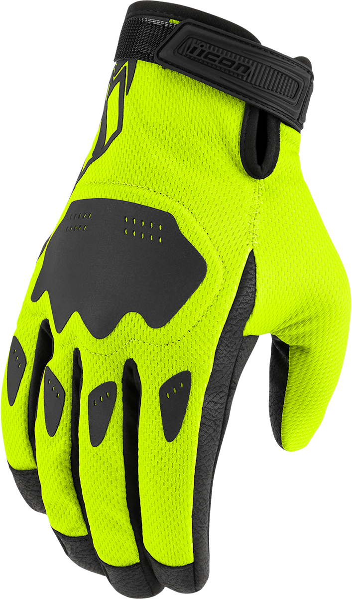 ICON Hooligan™ CE Gloves - Hi-Vis - XL 3301-4381