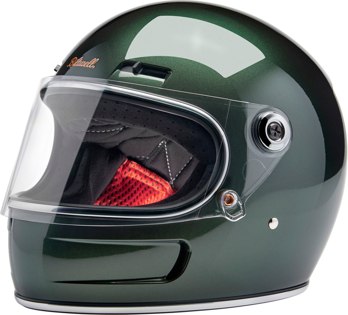 BILTWELL Gringo SV Motorcycle Helmet - Metallic Sierra Green - Medium 1006-324-503