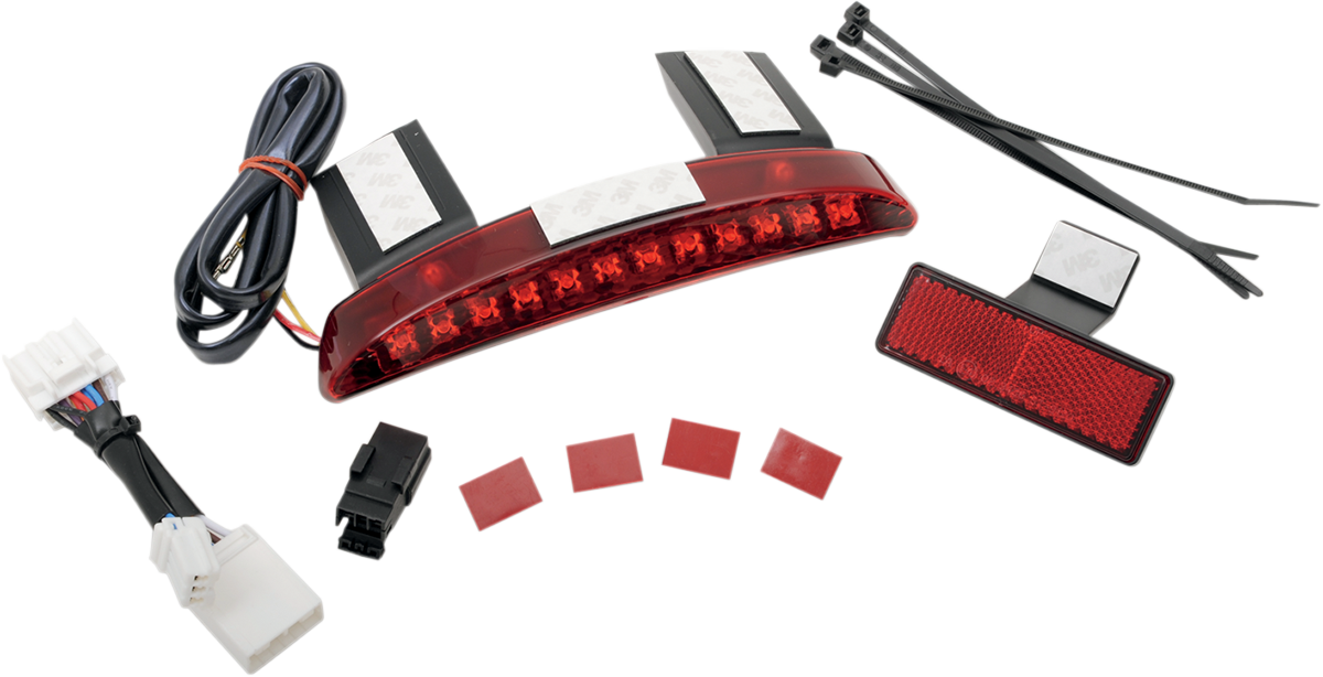 DRAG SPECIALTIES Running/Brake Light Assembly - Red Lens 77072