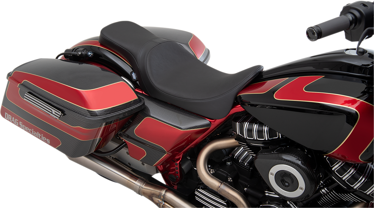 DRAG SPECIALTIES Predator 2-Up Seat - Vinyl - FL '08-'22 0801-1268