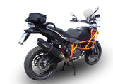 GPR Exhaust System Ktm Lc 8 Adventure 1050 2015-2016, Furore Poppy, Slip-on Exhaust Including Removable DB Killer and Link Pipe