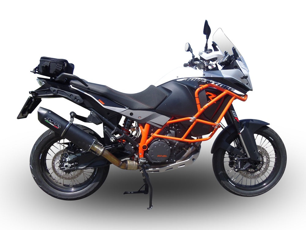 GPR Exhaust System Ktm Lc 8 Adventure 1050 2015-2016, Furore Nero, Slip-on Exhaust Including Link Pipe