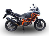 GPR Exhaust System Ktm LC 8 Super Adventure 1290 - S - R - T 2017-2020, Furore Nero, Slip-on Exhaust Including Link Pipe