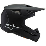 ALPINESTARS Youth SM3 Motorcycle Helmet - Solid - Matte Black - Small 8302225-110-YS