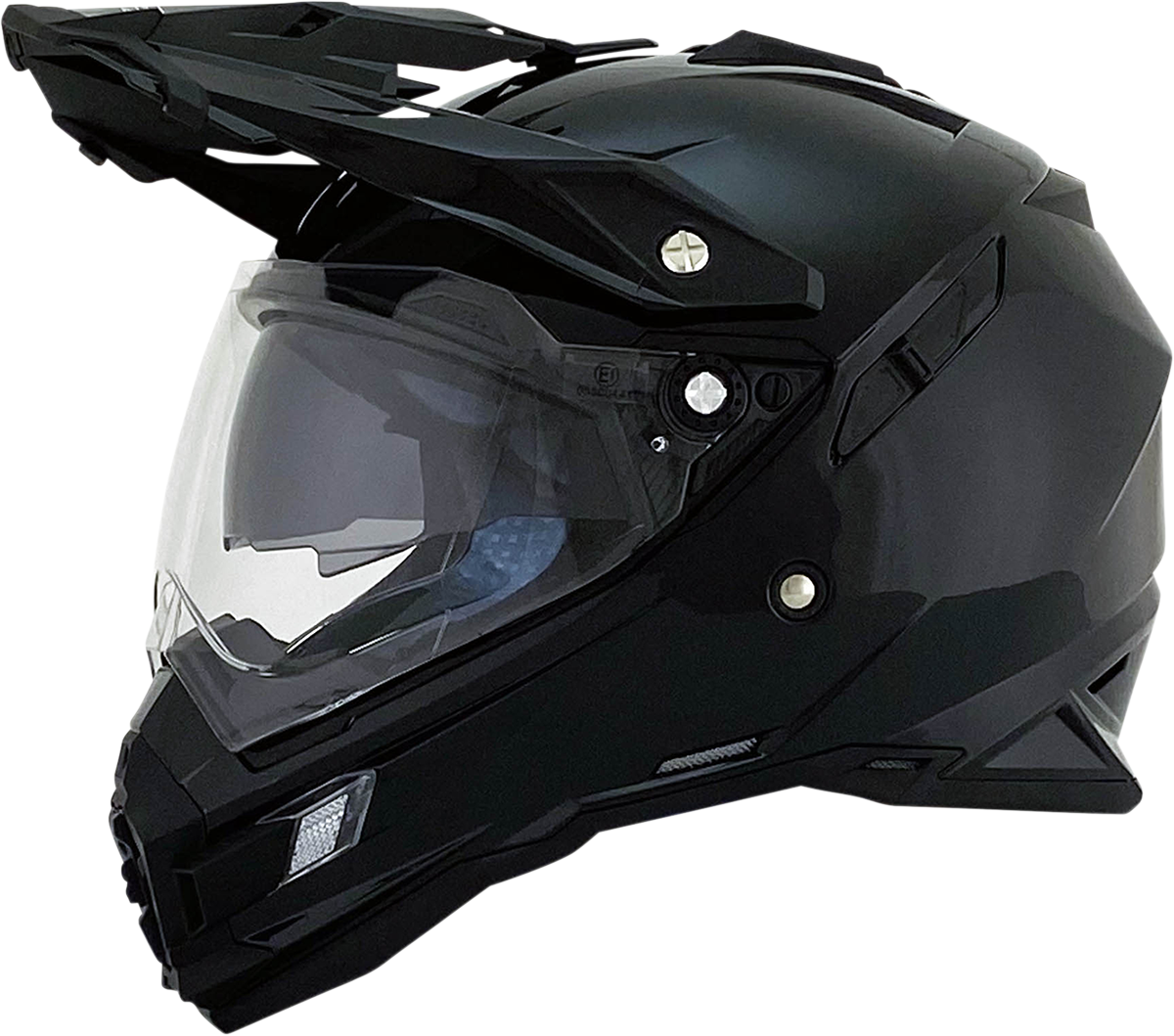 AFX FX-41DS Motorcycle Helmet - Gloss Black - XS 0110-3742