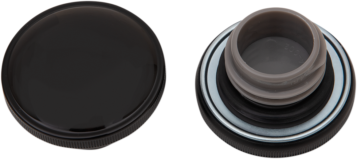 DRAG SPECIALTIES Gas Cap - Non-Vented Screw-In - Black 03-0305GB-B