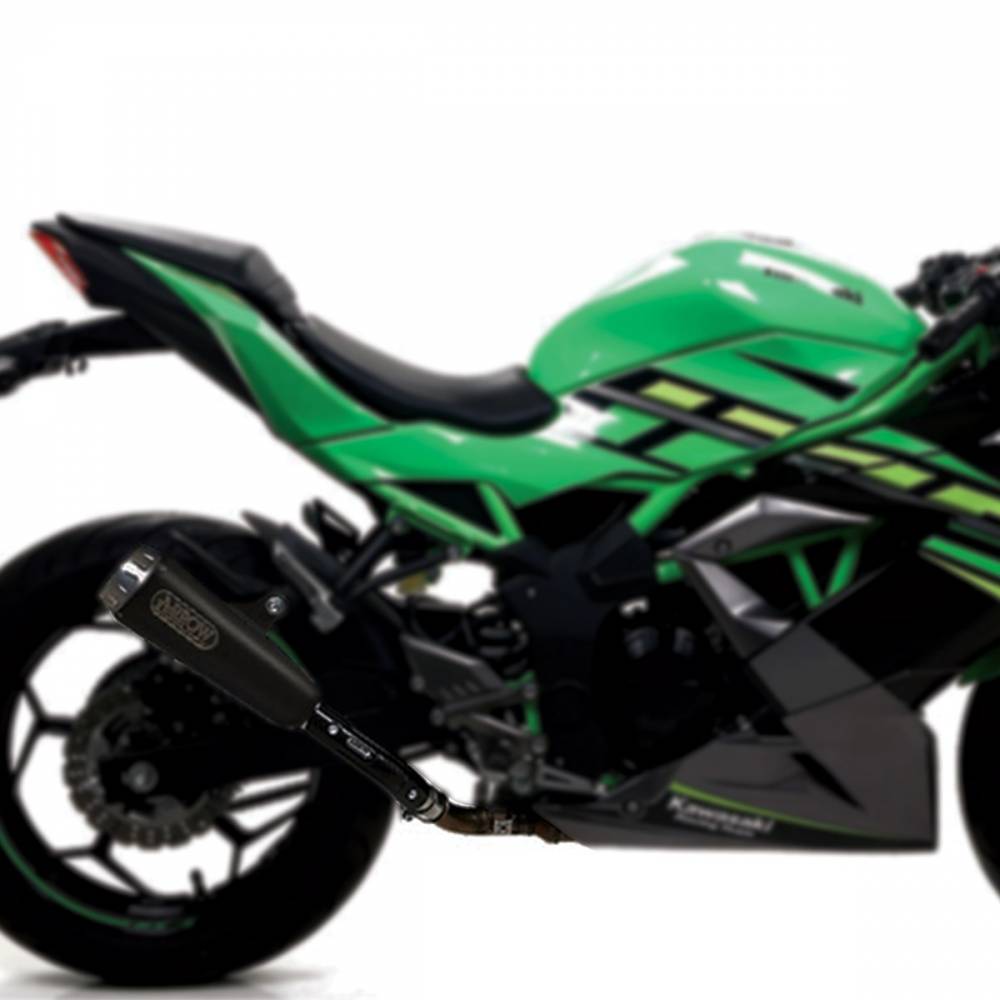 Arrow Kawasaki Ninja 125 2019 Homologated Pro-Race Nichrom Dark