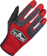 BILTWELL Anza Gloves - Red - Large 1507-0801-004