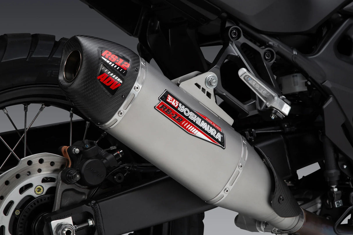 Escape Yoshimura Honda Transalp 2024 RS-12 de acero inoxidable 12755BS520 