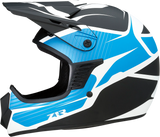 Z1R Child Rise Motorcycle Helmet - Flame - Blue - L/XL 0111-1436