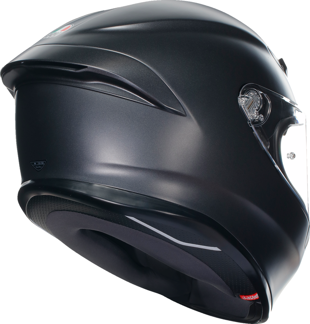 AGV K6 S Motorcycle Helmet - Matte Black - Small 2118395002011S