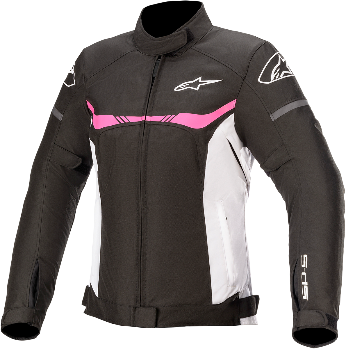 ALPINESTARS Women Stella T-SPS Jacket - Black/White - Large 3210120-1239-L