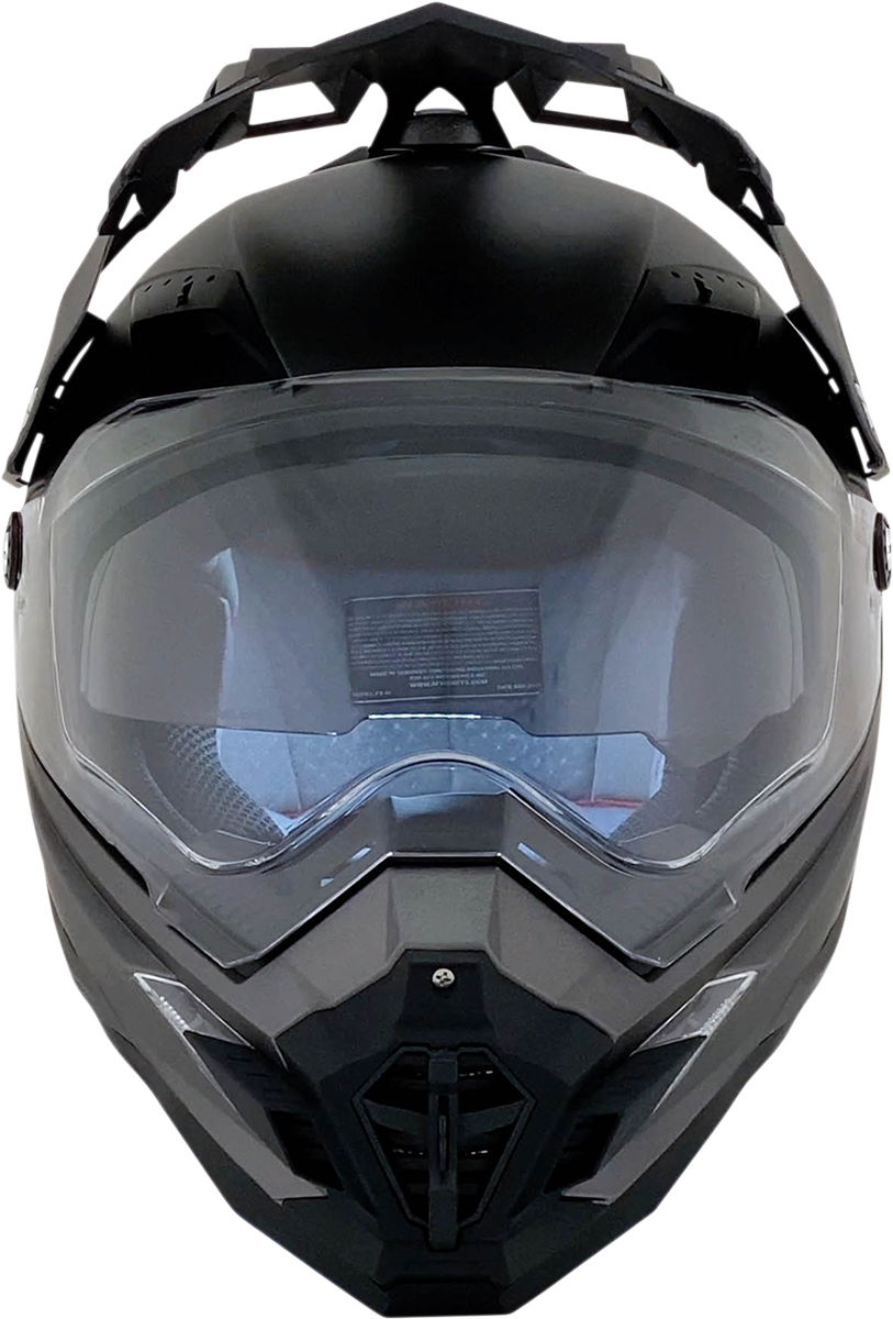 AFX FX-41DS Motorcycle Helmet - Frost Gray - Medium 0110-3762