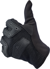 BILTWELL Anza Gloves - Black Out - XL 1507-0101-005