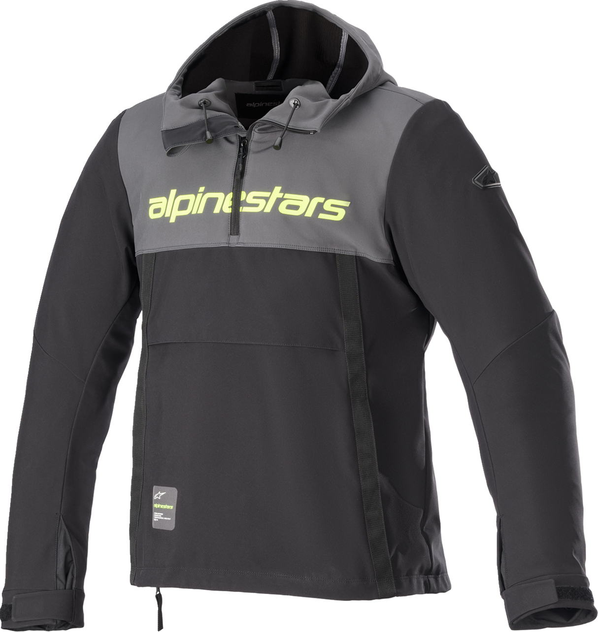 ALPINESTARS Sherpa Jacket - Black/Gray/Yellow - 4XL 4208123-9151-4X